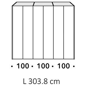 Lunghezza 303,8Cm