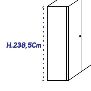 H.238,5Cm [+€184,00]