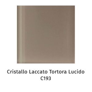 Cristallo laccato tortora lucido C193