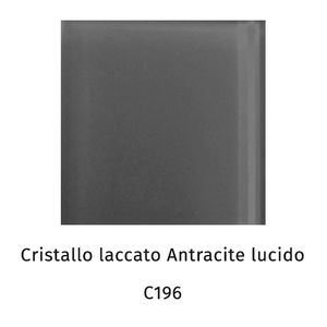 Cristallo laccato antracite lucido C196