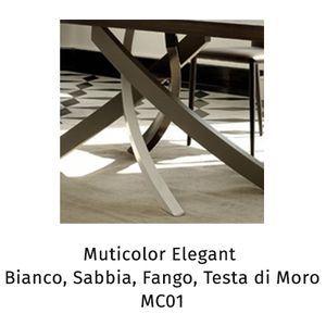 Acciaio Multicolor elegant MC01(Bianco, sabbia, fango, testa di moro) [+€149,00]