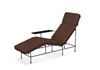 Chaise Longue Traffic Pelle Marrone