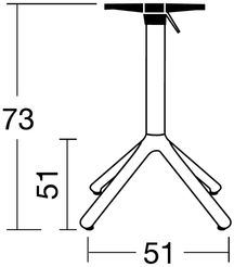 Altezza 73cm