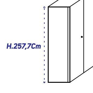 H.257,7Cm