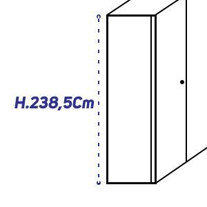 H.238,5Cm [+€302,00]