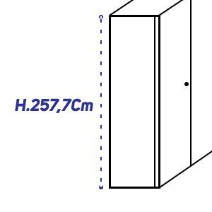 H.257,7Cm [+€302,00]