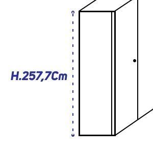 H.257,7Cm [+€232,00]