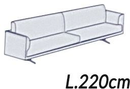 Larghezza 220Cm