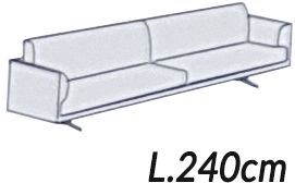 Larghezza 240Cm [+€265,00]