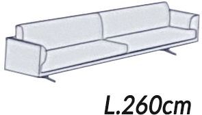 Larghezza 260Cm [+€370,00]