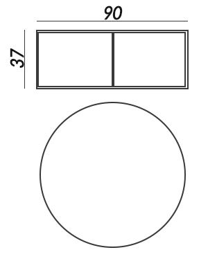 Ø 90cm [+€116,00]