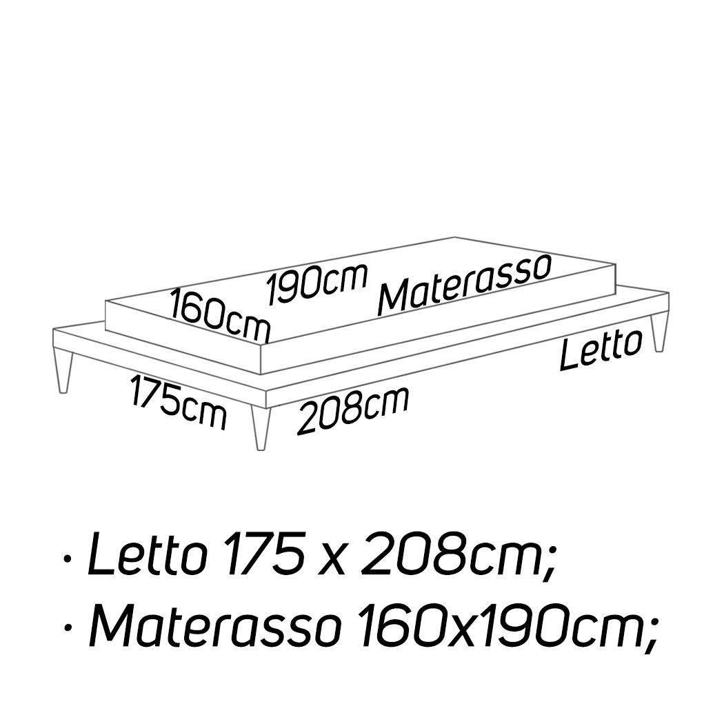 L: 175 x 208 - M: 160 x 190