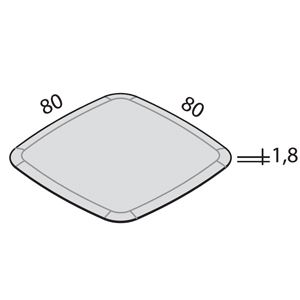 L.80cm x P.80 cm [+€80,00]