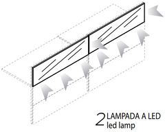 2 Lampade Led [+€880,00]