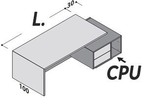 Con Cassettiera e Porta-CPU