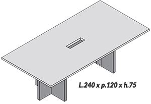 Tavolo Rettangolare [+€155,00]