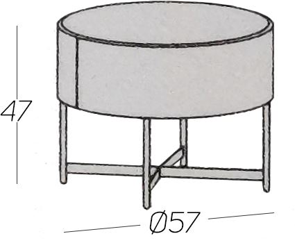 Diametro Ø57cm