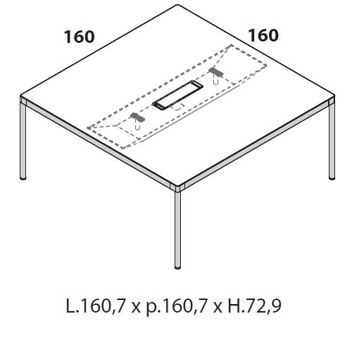 Tavolo riunione 160 [+€397,00]