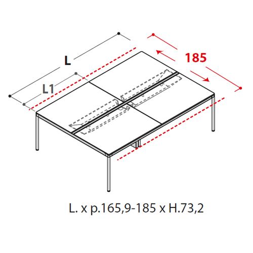 Bench Doppio [+€1069,00]