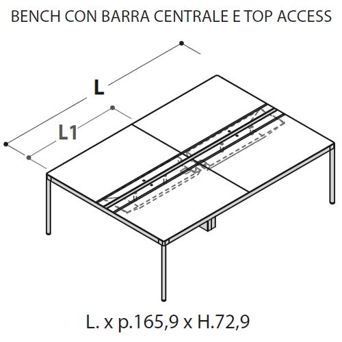 Bench Doppio [+€1060,00]