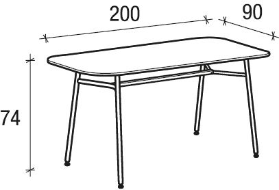 Tavolo 200x90 [+€199,00]