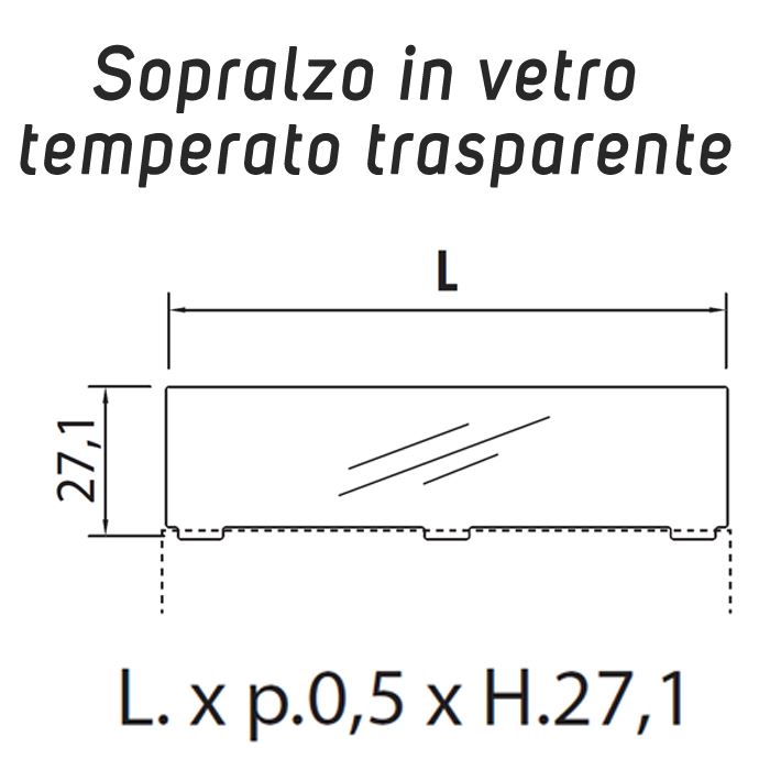 Sopralzo in Vetro [+€73,00]