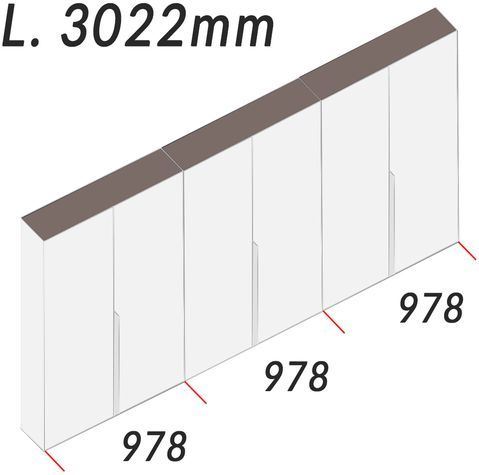 Lunghezza 3022mm [+€215,00]