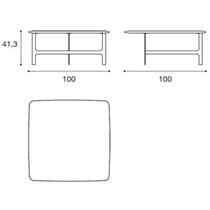 Quadrato 100cm [+€399,00]