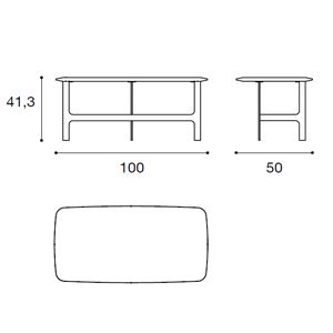 Rettangolare 100cm [+€183,00]