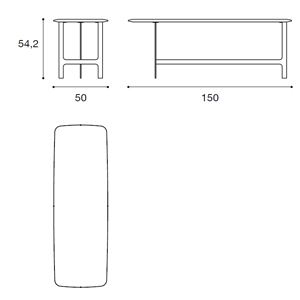 Rettangolare 150cm [+€319,00]