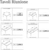 Disegni Tavoli Riunione | Las Mobili