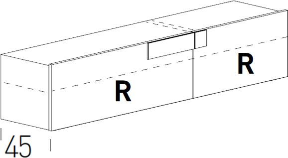 Profondità 45cm